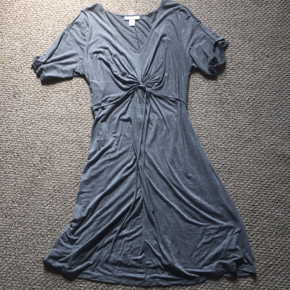 Maternity dress with twist front detail